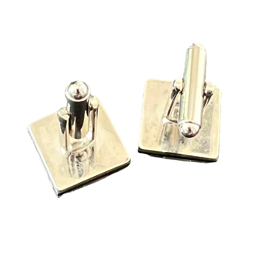 Silver Multicolored Cufflinks - image 3